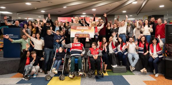 581.218 de lei s-au adunat pentru construcția primului loc de joacă adaptat pentru copiii cu dizabilități din Cluj-Napoca/ Foto: Walking Month