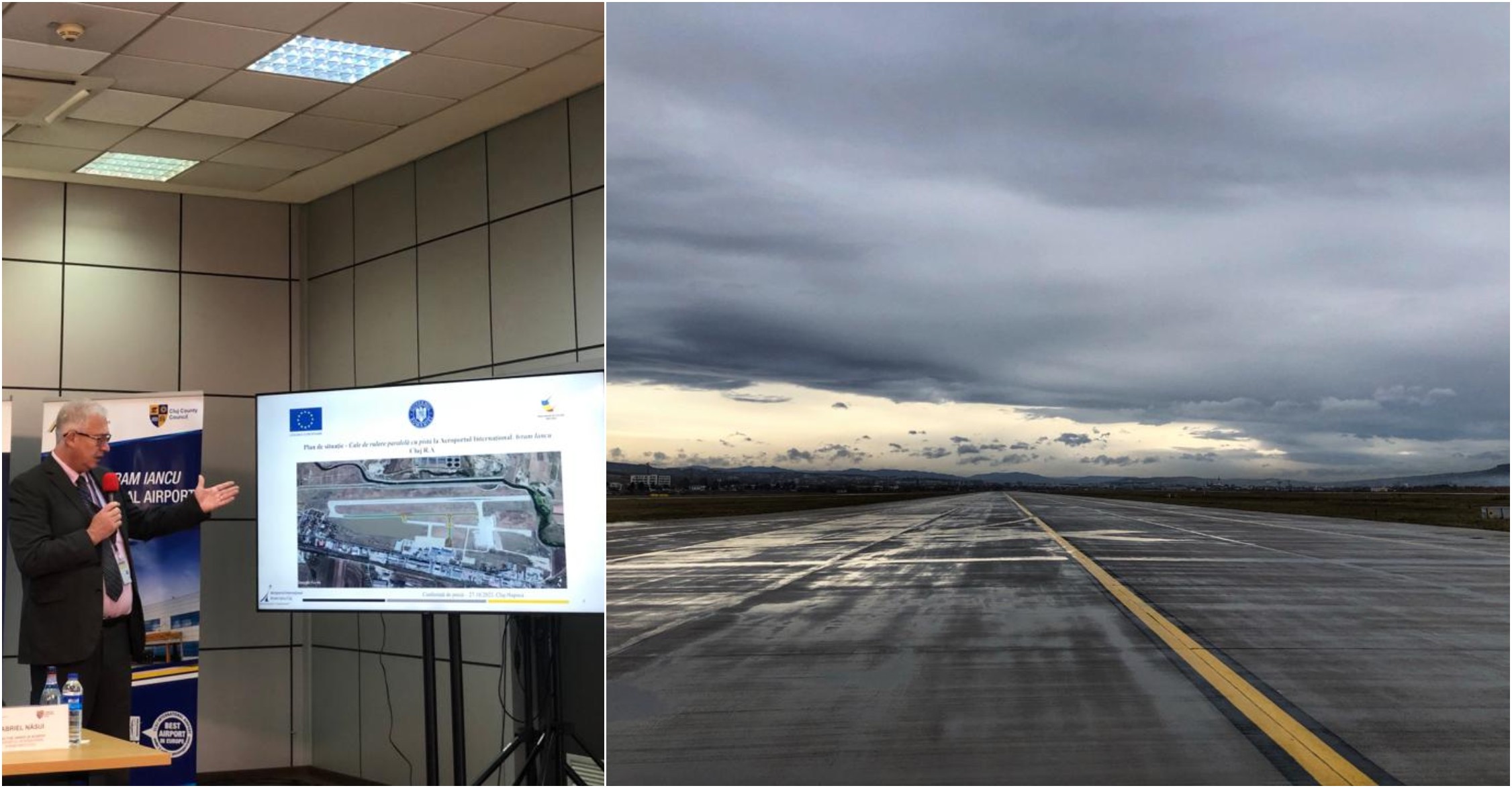 Noua cale de rulare paralelă cu pista