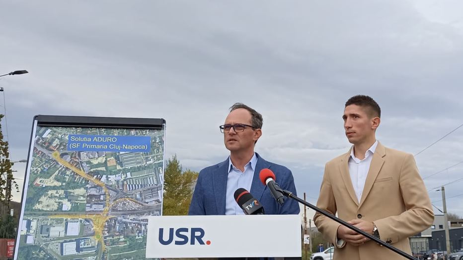 Deputatul USR Viorel Băltărețu și Horațiu Cosma