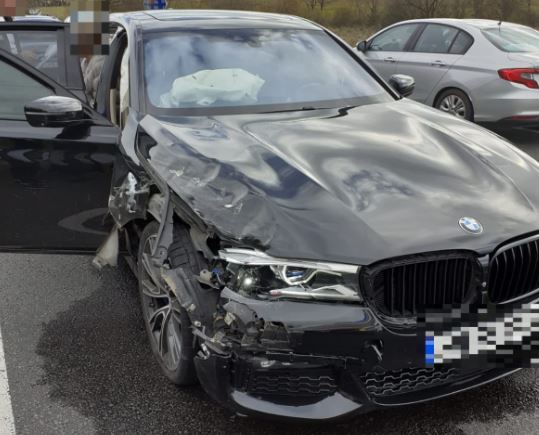 Accident rutier în Izvoru Crișului/Foto: ISU Cluj