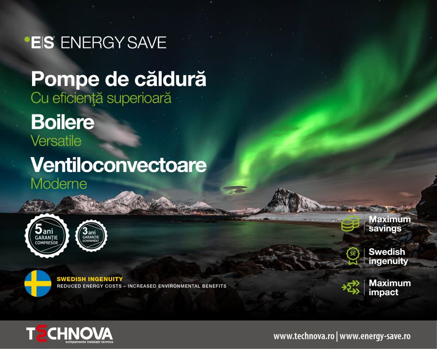Pompa de căldură aer-apă este un sistem de încălzire caracterizat de eficiență energetică și durabilitate.  Sursa foto Technova.