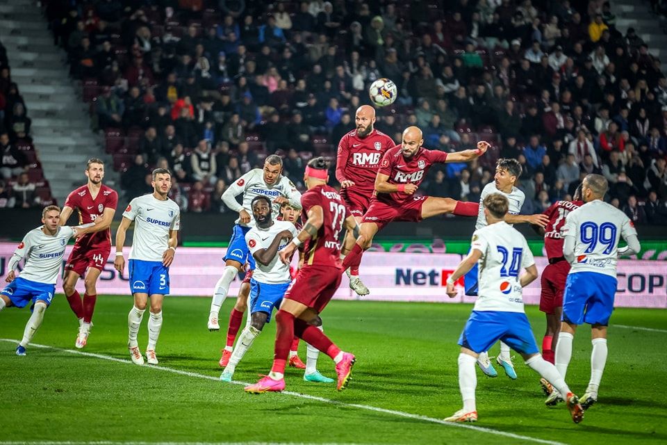 Hermannstadt și CFR Cluj se vor înfrunta luni seară pe Stadionul Municipal din Sibiu