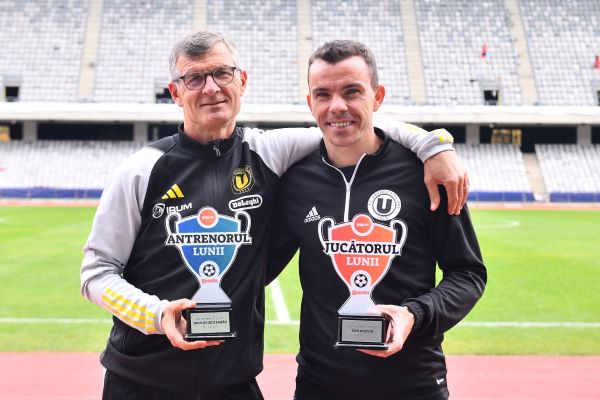 Ovidiu Sabău și Dan Nistor/ Foto: FC Universitatea Cluj – Facebook