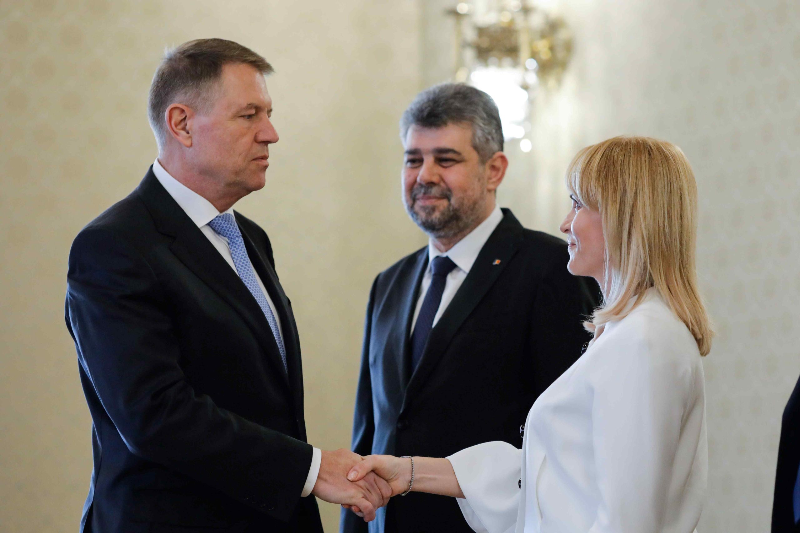 Klaus Iohannis și Gabriela Firea