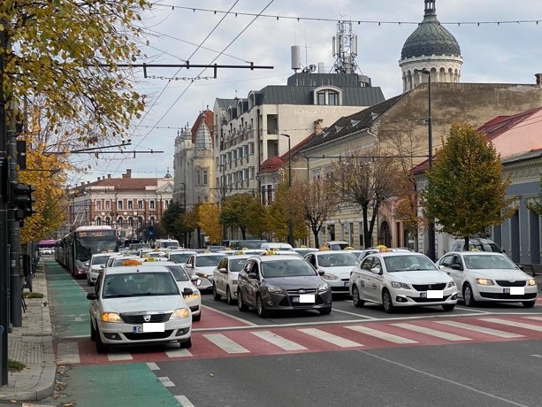 Protest al taximetriștilor