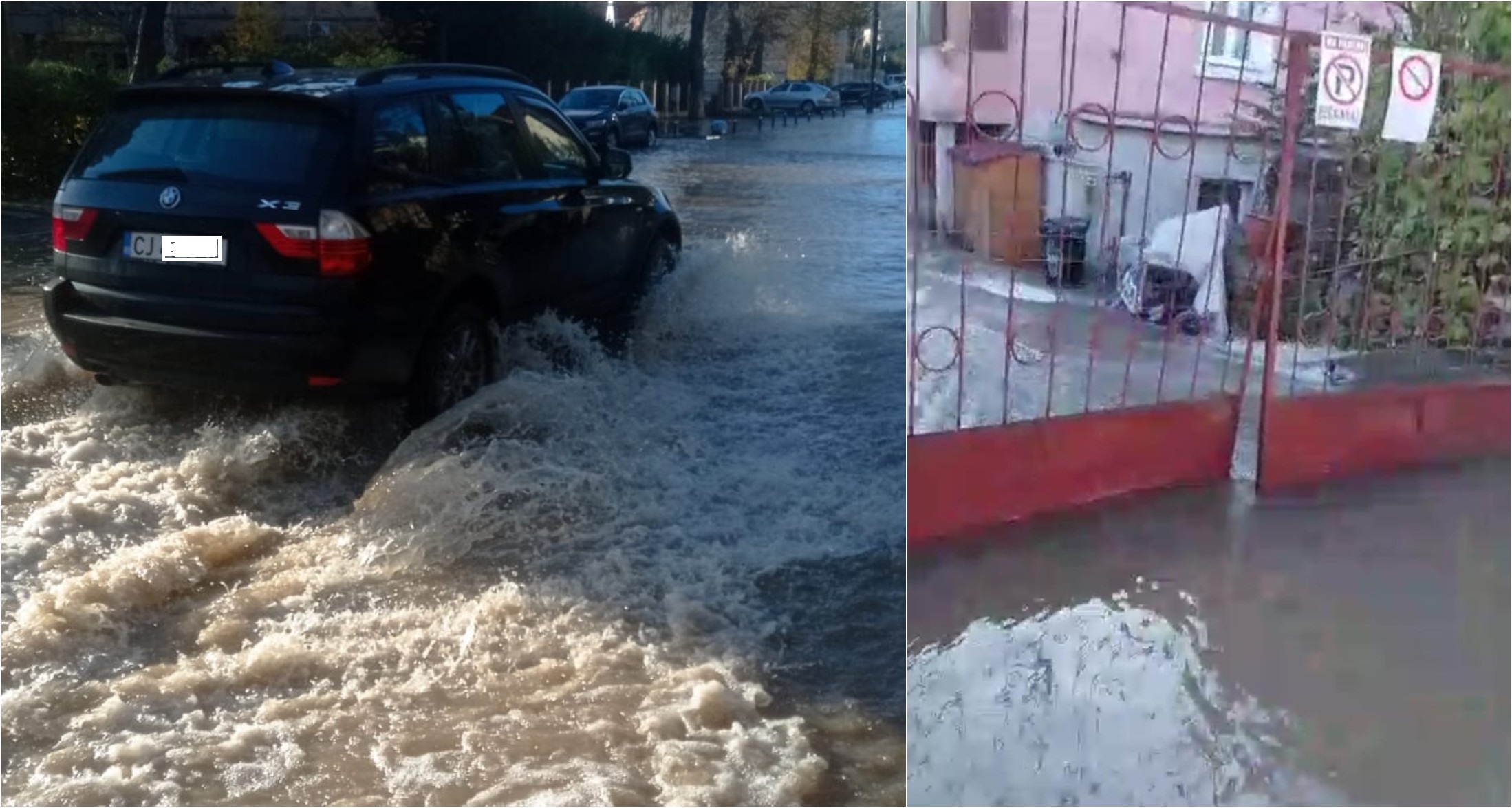 Inundație pe strada General Eremia Grigorescu / Foto 1: Paul Gheorgheci