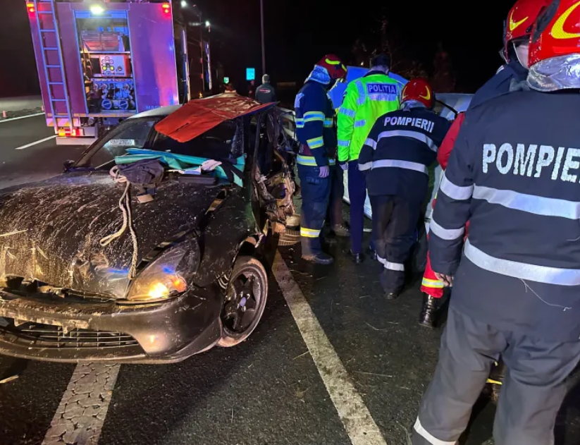 Accident grav în Sibiu