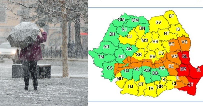 Cod galben de viscol în județul Cluj / Foto: monitorulcj.ro