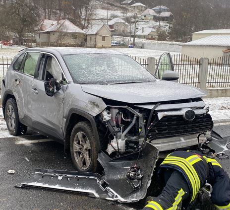 Accident rutier în Bucea