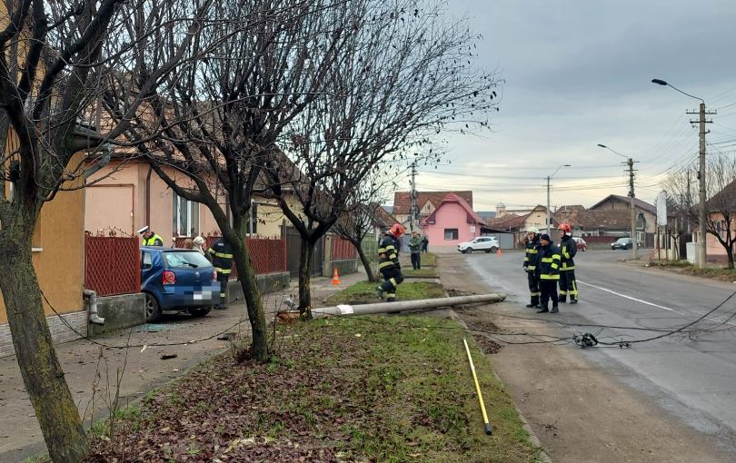 Accident rutier in Turda/Foto: ISU Cluj