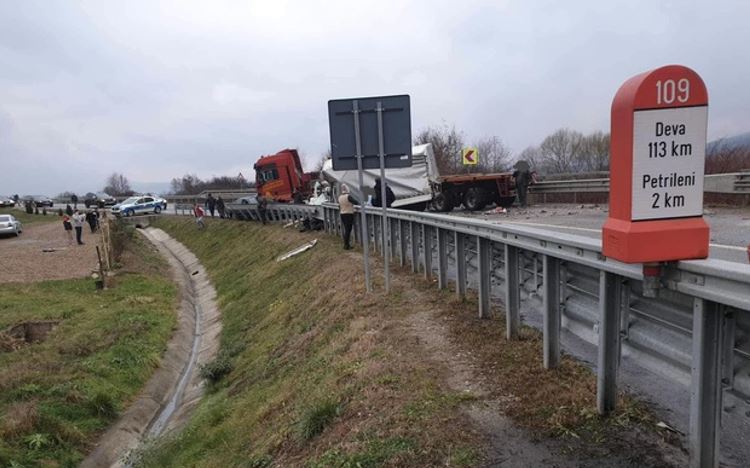 Accident rutier grav