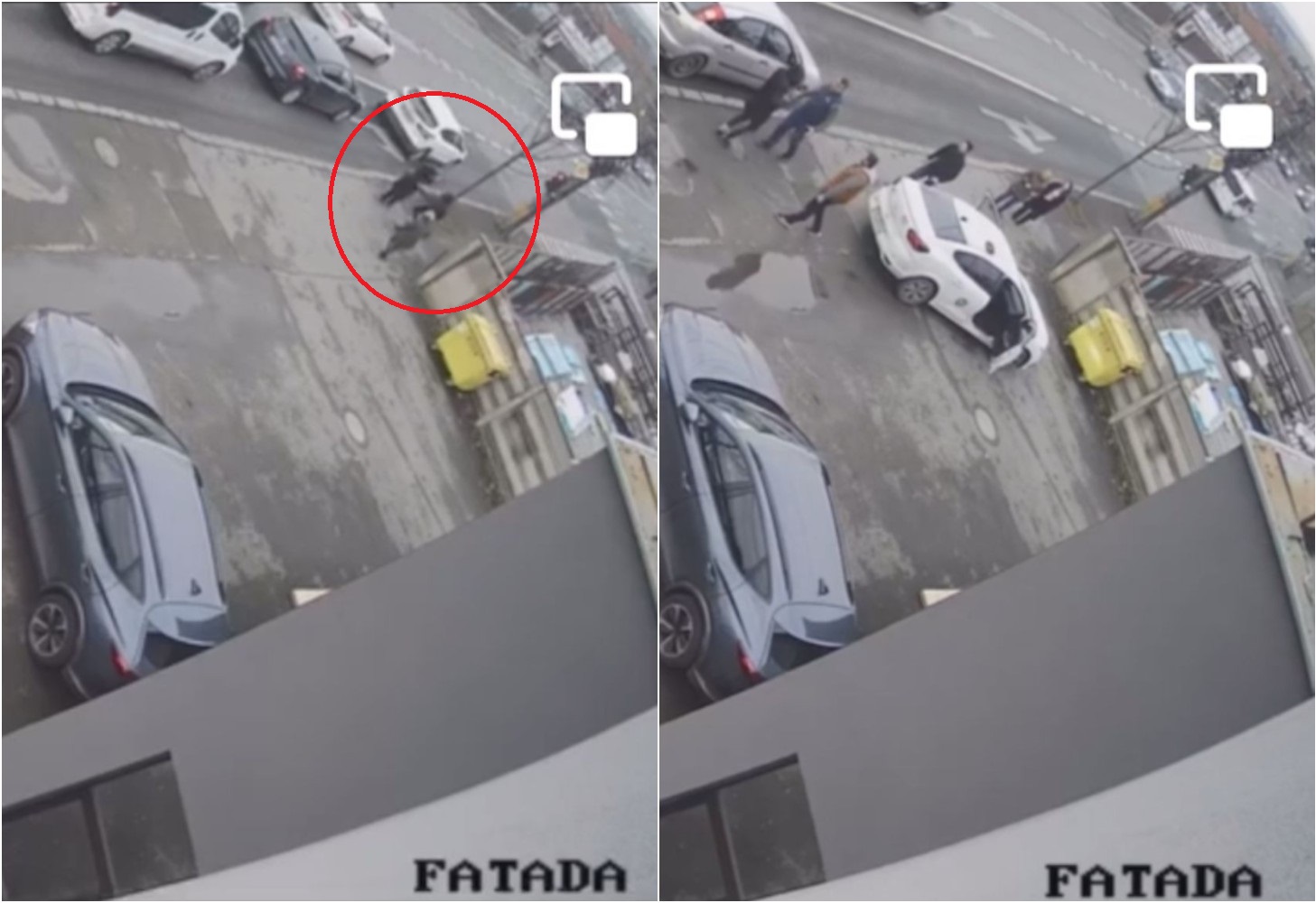 Mai mulți oameni le-au sărit în ajutor unor fete atacate pe stradă / Foto: Info Trafic Cluj-Napoca - Facebook