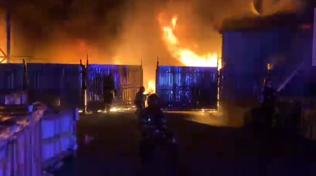 Incendiul de lângă Iulius Mall