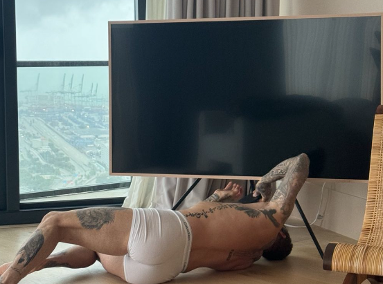 David Beckham în boxeri