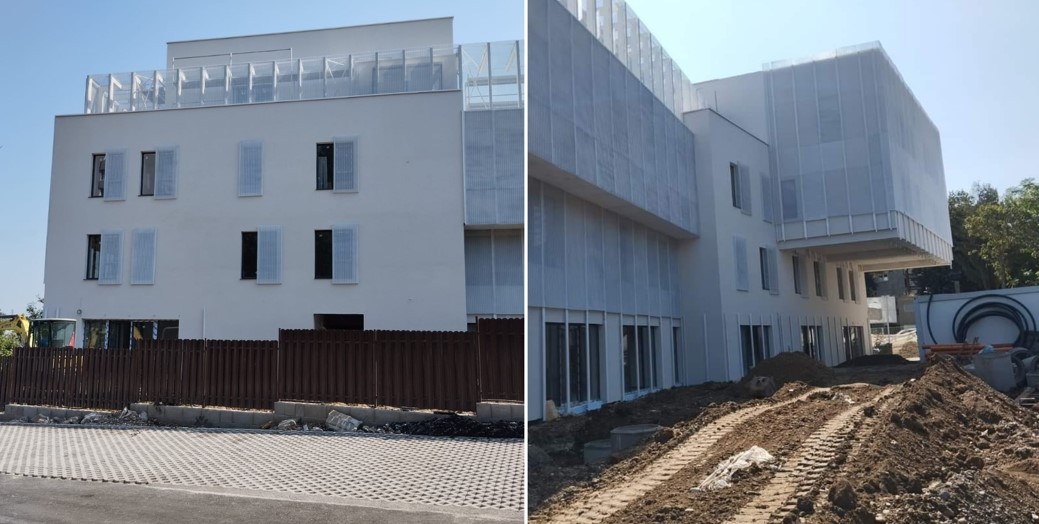Singura Clinică de Psihiatrie Pediatrică din Transilvania se construiește la Cluj / Foto: Consiliul Județean Cluj - stadiu lucrări luna august 2023