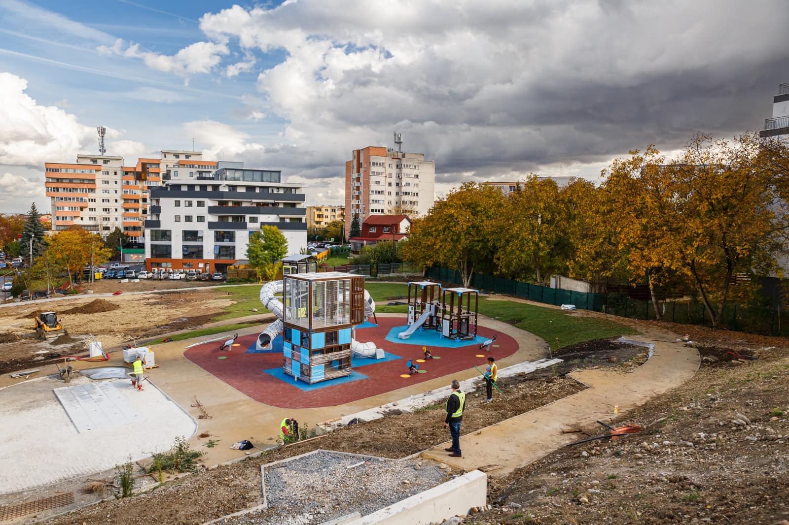 Parcul Observator din Zorilor se apropie de finalizare / Foto: Emil Boc - Facebook