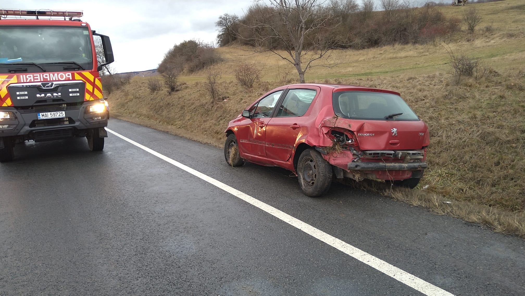 Accident la Izvoru Crișului