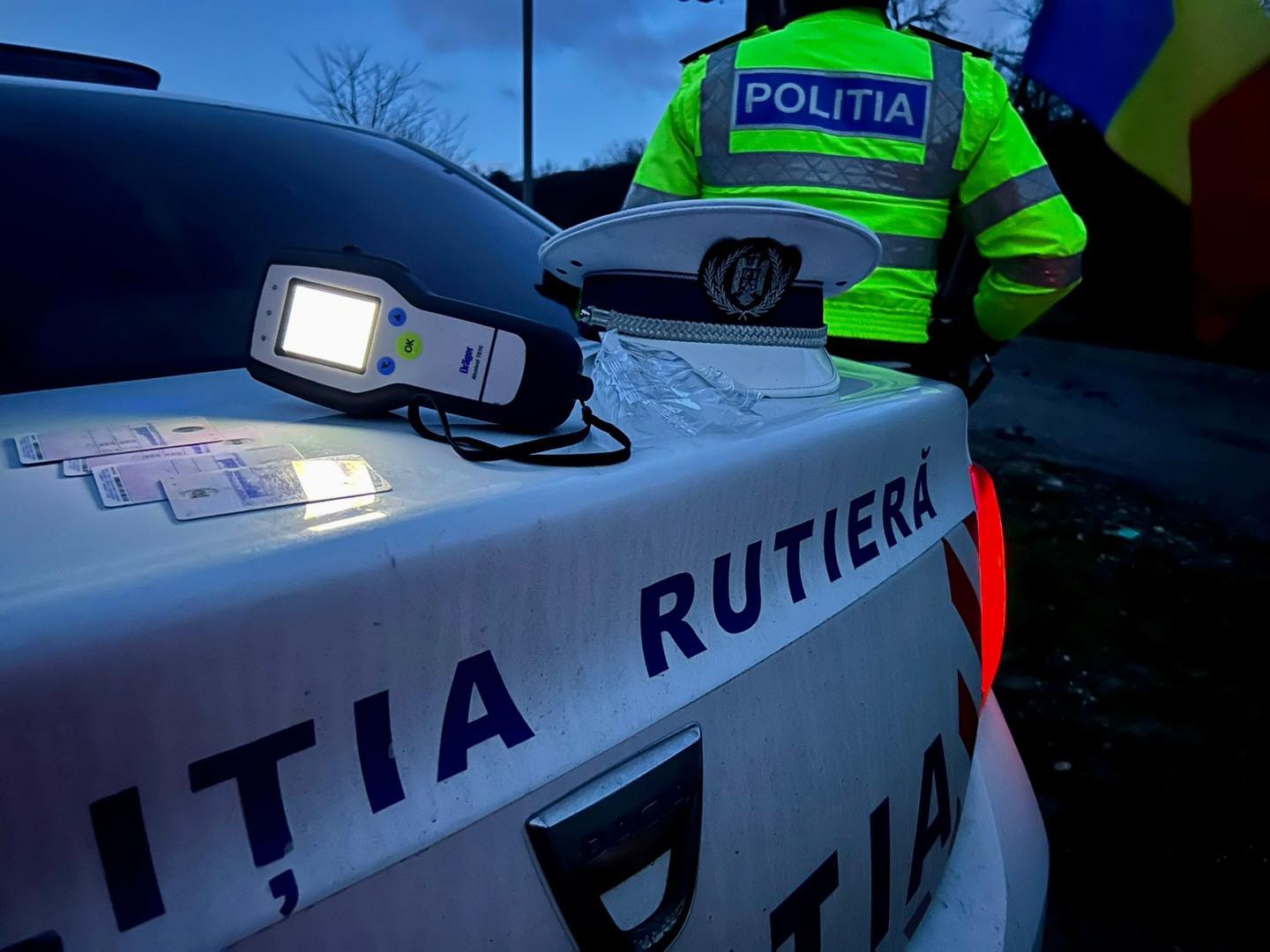 Punctul de amendă crește de la 1 ianuarie 2024. FOTO: Facebook/ Poliția Română