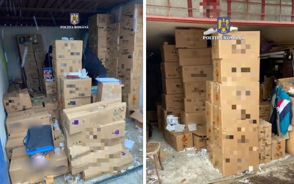 8.000 de kilograme de artificii și petarde au fost confiscate/ Foto: IPJ Cluj