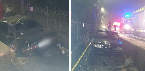 Accident în Dej/ Foto: ISU Cluj