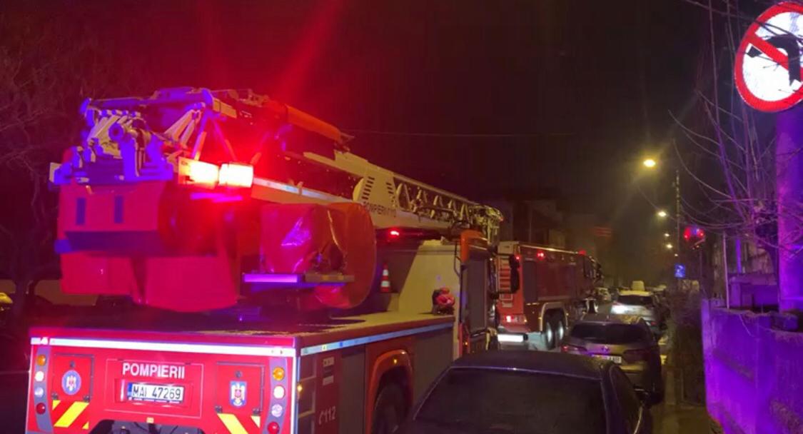 Incendiu pe strada Teleorman din Mărăști joi noaptea