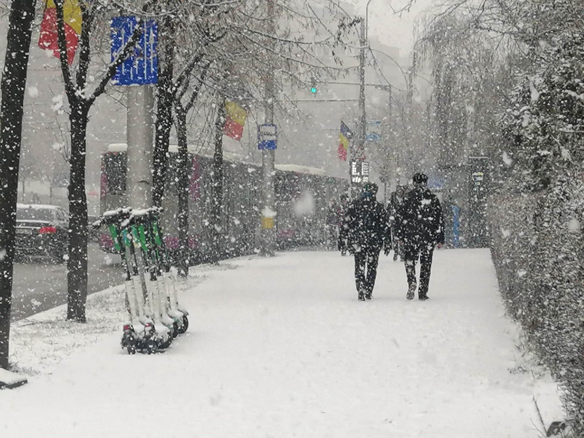 Val de aer POLAR peste România! FOTO: monitorulcj.ro