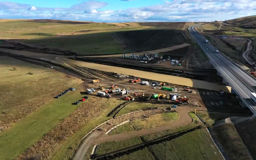 Drumul expres Tureni - Autostrada Transilvania are șanse să fie gata la limită / Foto: Asociația Pro Infrastructură - Facebook