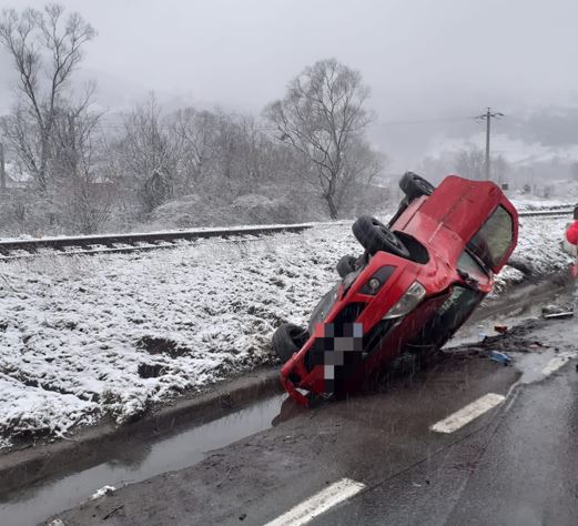 Accident rutier pe DN1 E60