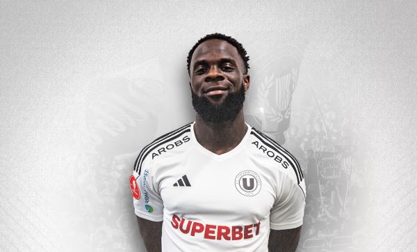 Jucătorul de fotbal Elvis Manu/ Foto: FC Universitatea Cluj - Facebook