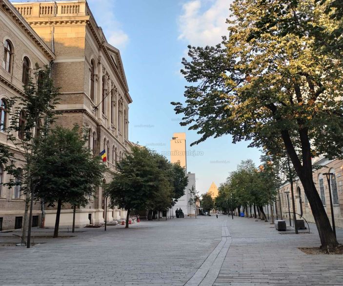 Străzile Universității și Mihail Kogălniceanu devin pietonale/Foto: monitorulcj.ro