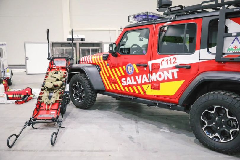O nouă autoutilitară a ajuns în dotarea Serviciului Salvamont-Salvaspeo Cluj - FOTO: CJ Cluj