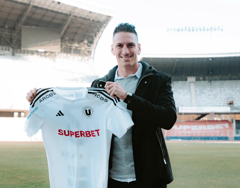 „U” Cluj l-a transferat pe atacantul argentinian Federico Anselmo/Foto: FC Universitatea Cluj Facebook.com