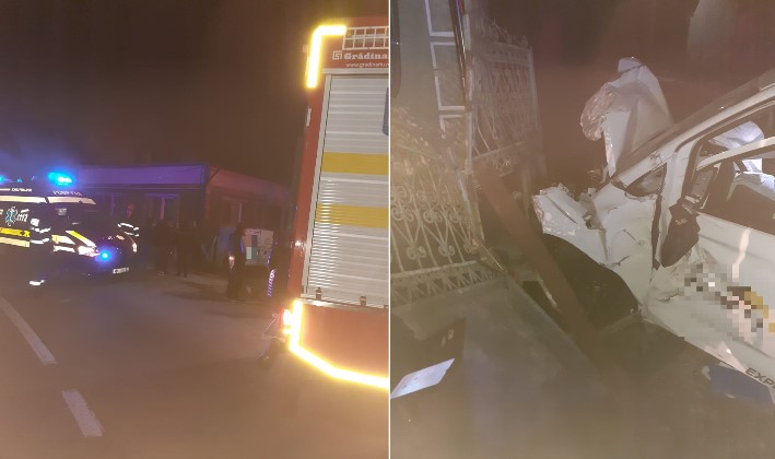 Accident în Fizeșu Gherlii / Foto: ISU Cluj