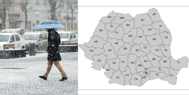 Avertizare de vânt puternic și precipitații mixte în toată țara / Foto 1: monitorulcj.ro