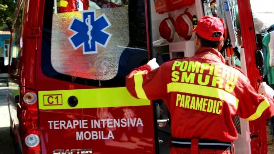 Intervenție echipaj SMURD/Foto: ISU Cluj