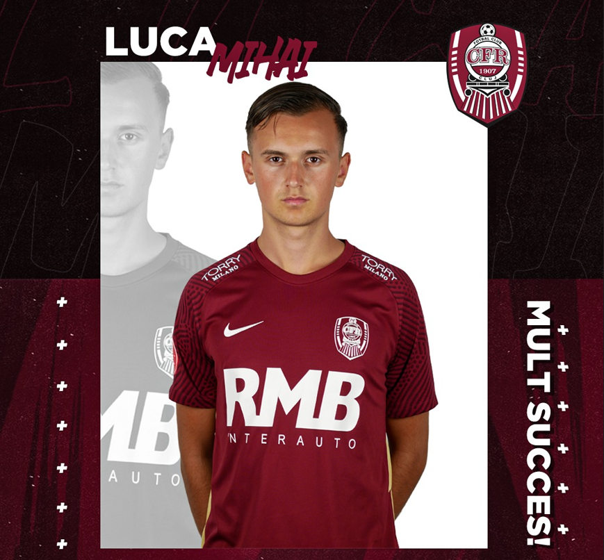 O nouă schimbare la CFR Cluj. Echipa din Gruia se desparte de Luca Mihai/Foto: Fotbal Club CFR 1907 CLUJ Facebook.com