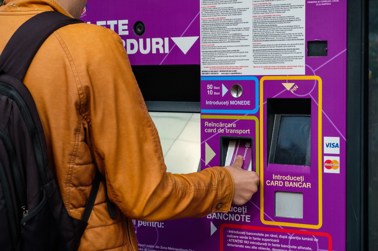 Abonamentele de transport în comun vor putea fi încărcate și online