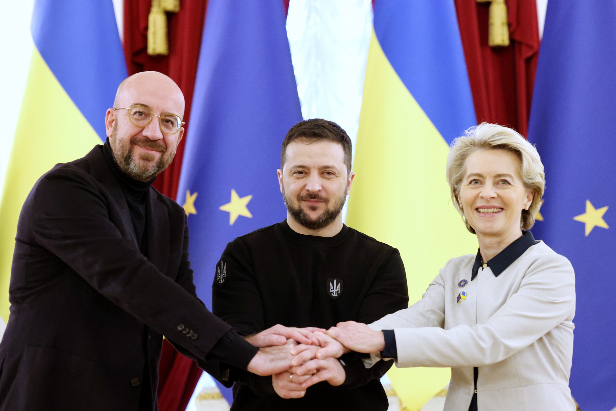 Ajutor de 50 de miliarde de euro pentru Ucraina. FOTO: Charles Michel/ Facebook