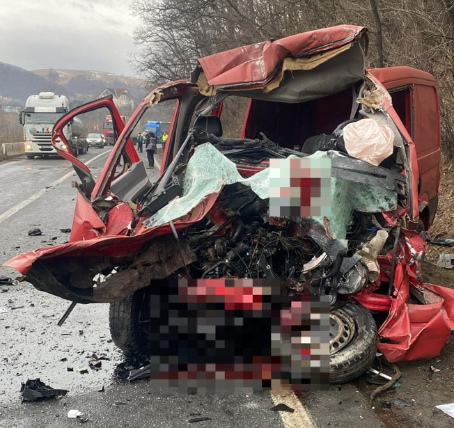Accident rutier mortal în DN1 E60/Foto: ISU Cluj
