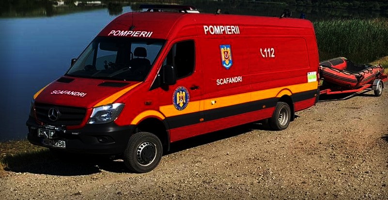 Misiune de căutare a unei persoane dispărute în ape / Foto: Screenshot Facebook ISU Cluj - arhivă