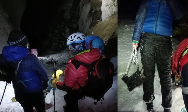 Unii turiști continuă să își pună viața în pericol la munte unde pornesc în drumeții fără să fie echipați corespunzător/ Foto: Serviciul Public Local Salvamont Zărnești - Facebook