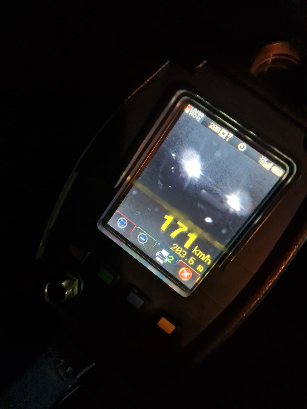 Șofer surprins cu 171km/h pe DN1-E60/Foto: IPJ Cluj