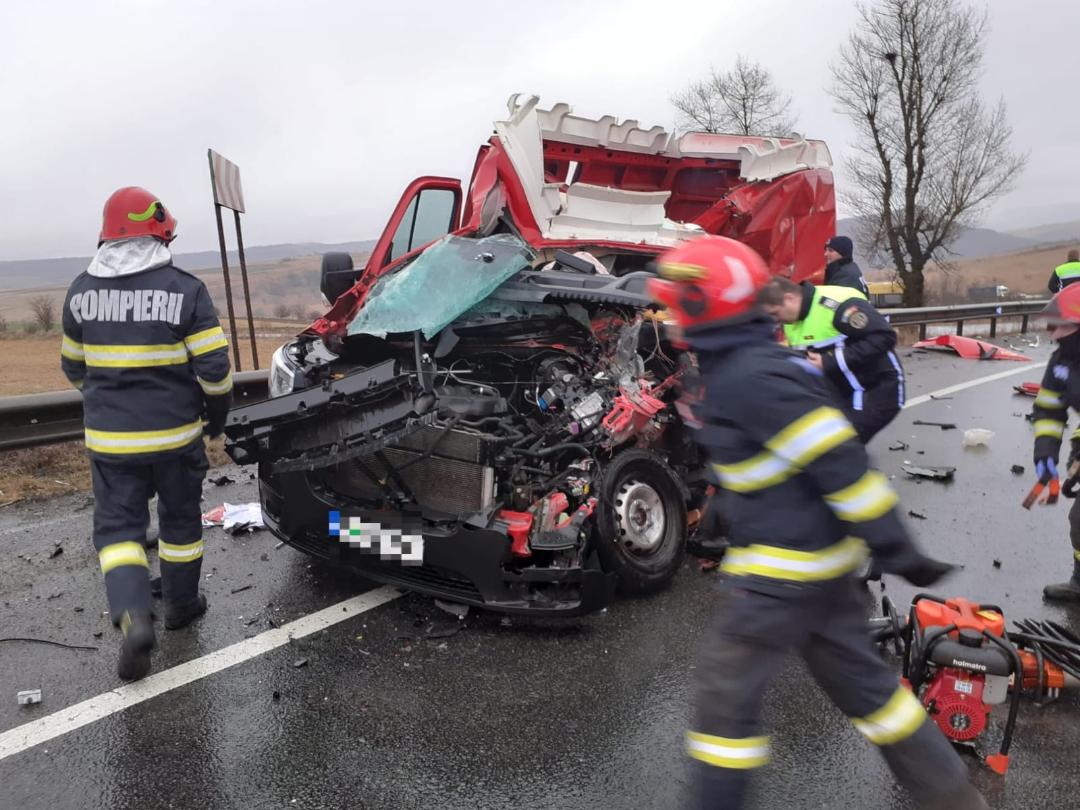 Accident mortal în localitatea Dumbrava  Foto: ISU Cluj