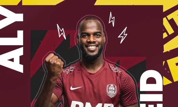 Aly Abeid de la UTA Arad a semnat cu CFR Cluj/ Foto: Fotbal Club CFR 1907 CLUJ - Facebook