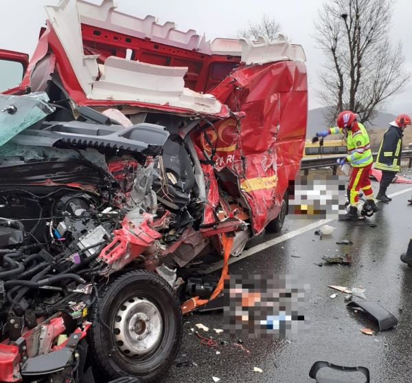 Accident mortal în Dumbrava/ Foto: ISU Cluj