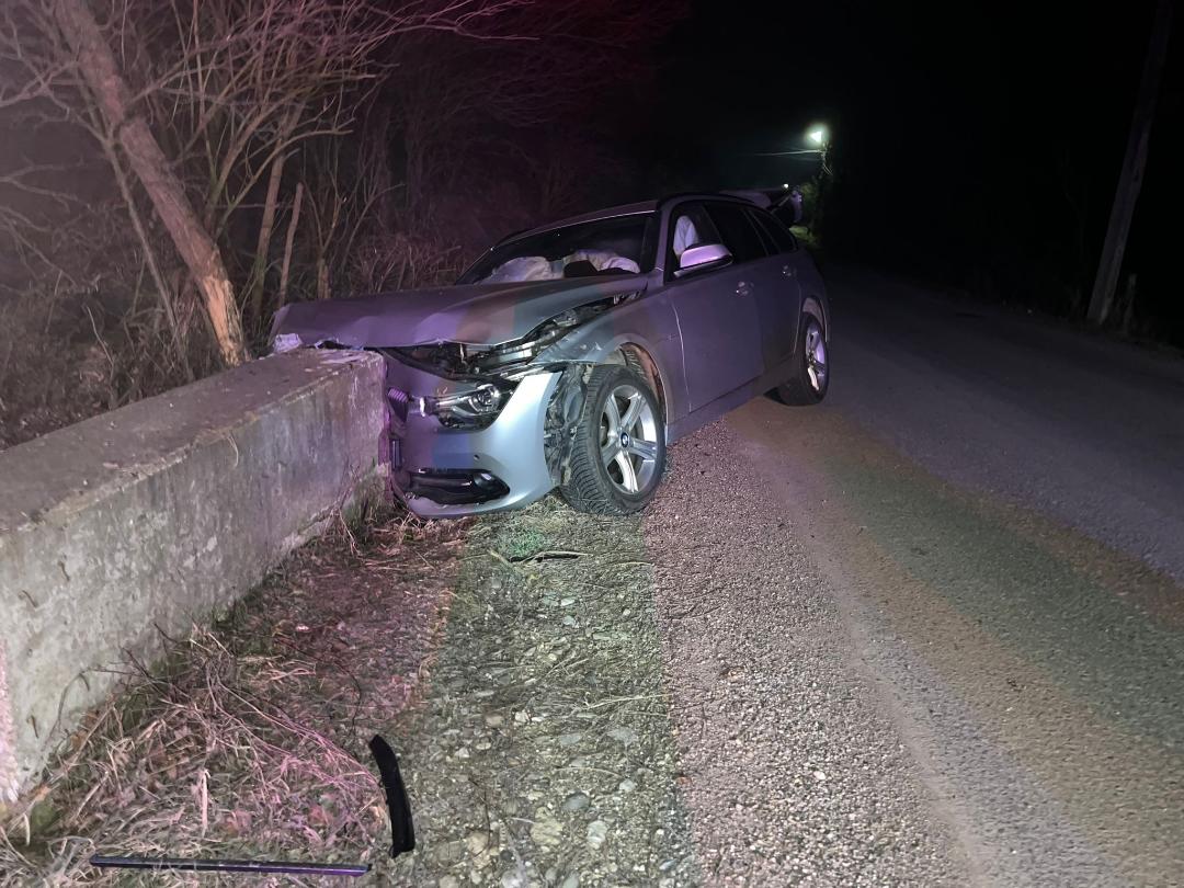 Accident rutier în localitatea Salatiu Foto: ISU Cluj