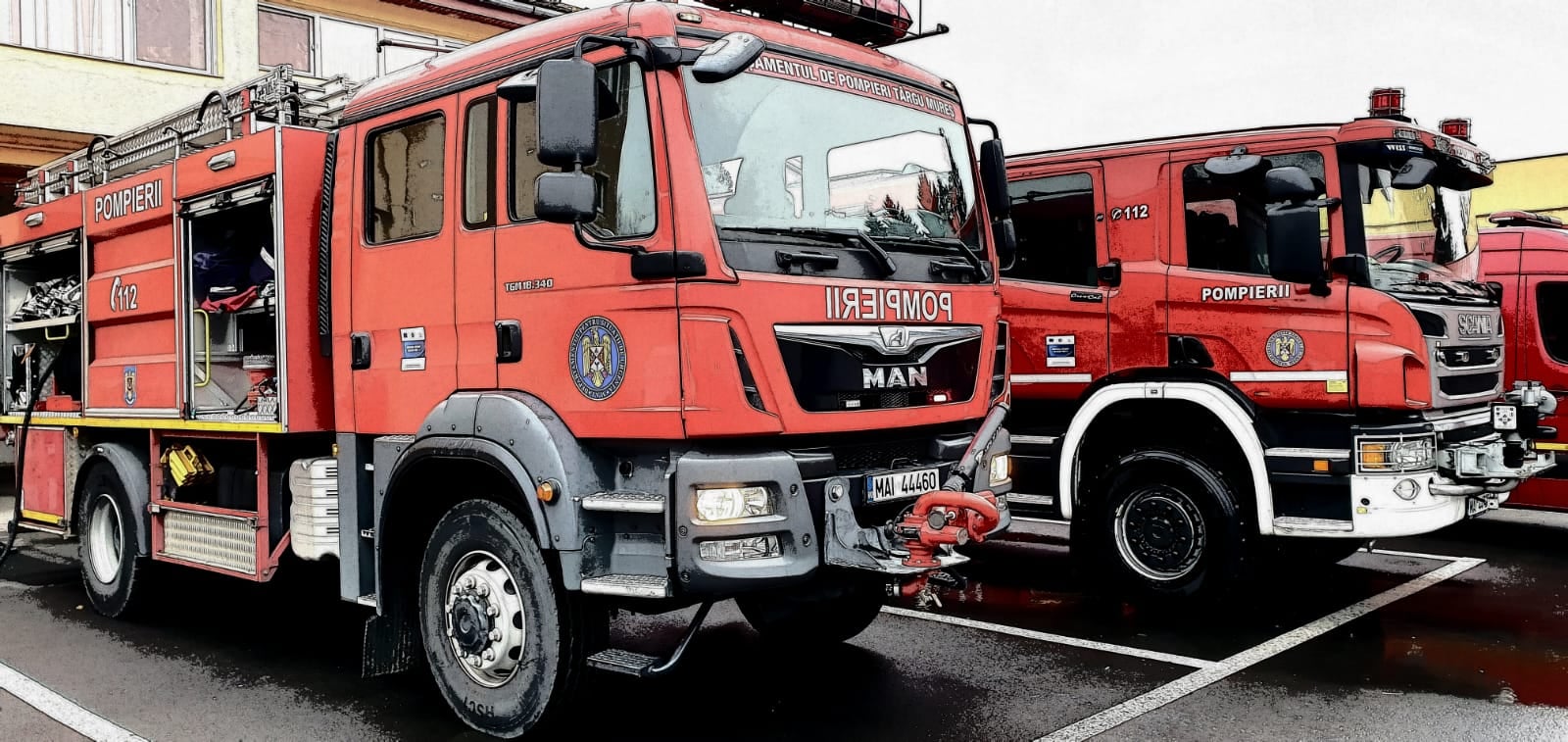 O cisternă cu circa 6 tone GPL şi două autoturisme