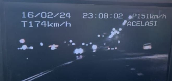 Vitezoman prins cu 173 km/h