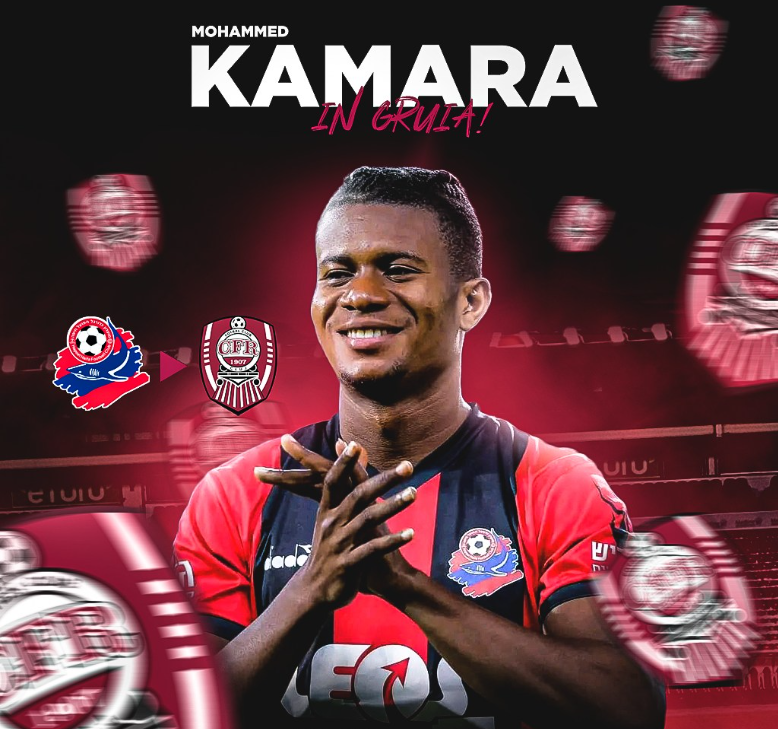 Atacantul Mohammed Kamara va evolua pentru CFR Cluj/Foto: