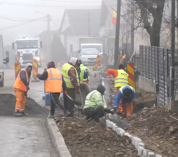 Modernizarea străzilor clujene continuă și în 2024. Sursă foto: Facebook/ Emil Boc (captură ecran)